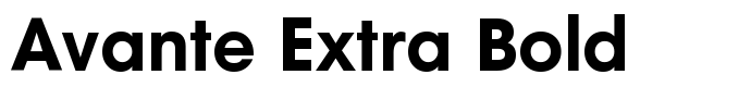  Avante Extra Bold